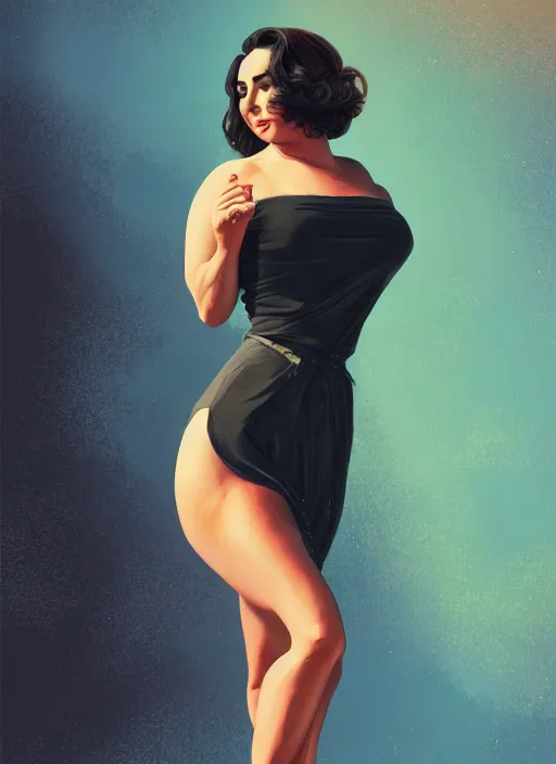 Image similar to elizabeth taylor full body pose, detailed clothing, half body shot, arms down, path traced, highly detailed, high quality, digital painting, alena aenami,, lilia alvarado, shinji aramaki, karol bak, alphonse mucha, tom bagshaw on a black background