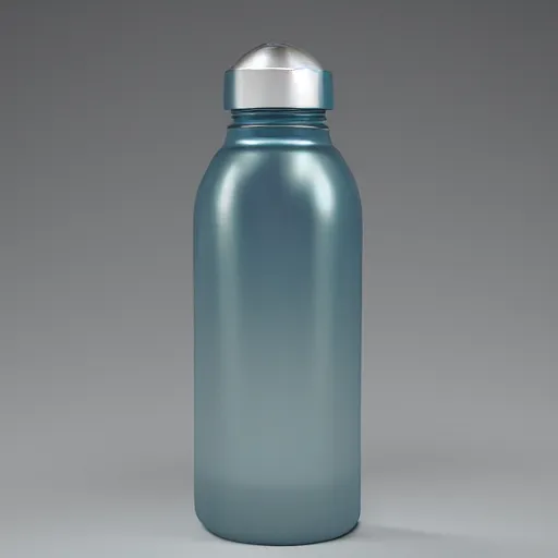 Image similar to anthropomorphized water bottle