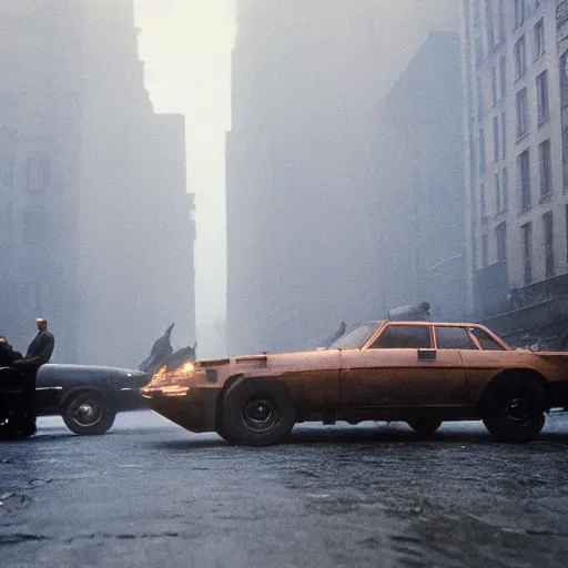 Prompt: film still blade runner set in the Soviet Union