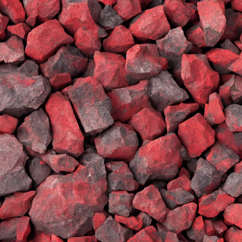 Prompt: red mineral ore texture material, high definition, high detail, 8k, photorealistic