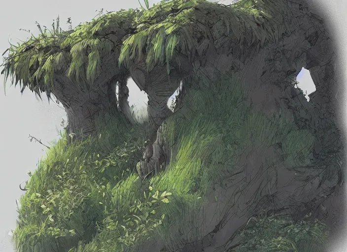 Prompt: lush bushes concept art, detailed diagrams, aesthetic, artstation