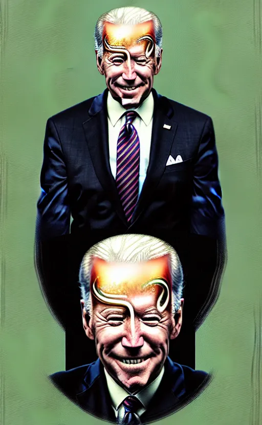 Image similar to joe biden as a avocado painting by chiara bautista, beksinski and norman rockwell and greg rutkowski weta studio, tom bagshaw and lucasfilm