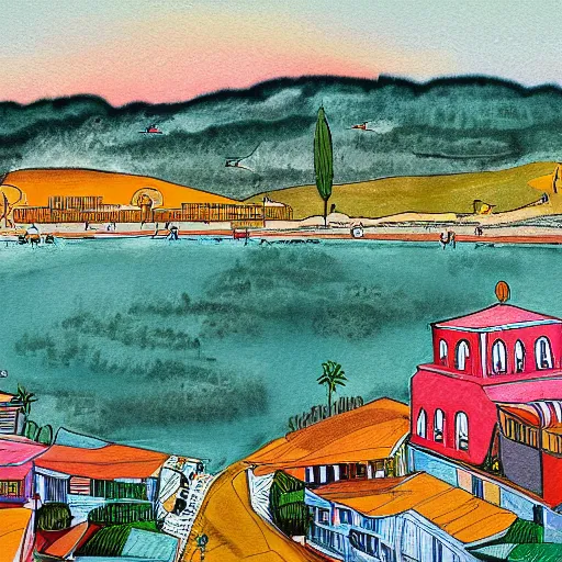 Image similar to colorful illustration of La Pimpa