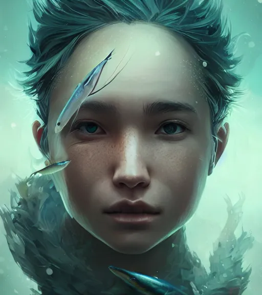 Image similar to great, fish eye, beautiful, sharp focus, ultra detailed by leesha hannigan, ross tran, thierry doizon, kai carpenter, ignacio fernandez rios