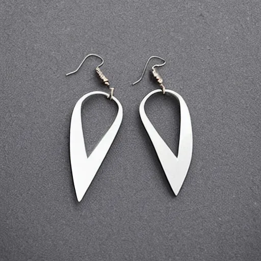 Image similar to “minimalistic beautiful earring design simple shapes”