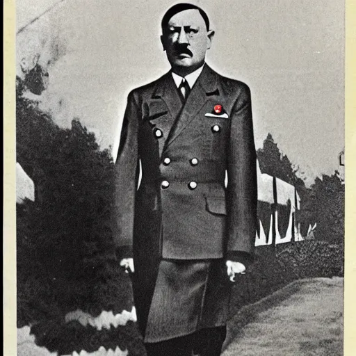 Prompt: hitler in a dress