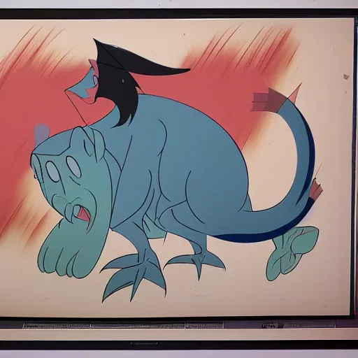 Image similar to character design original cel from Disney's Fantasia (1940)