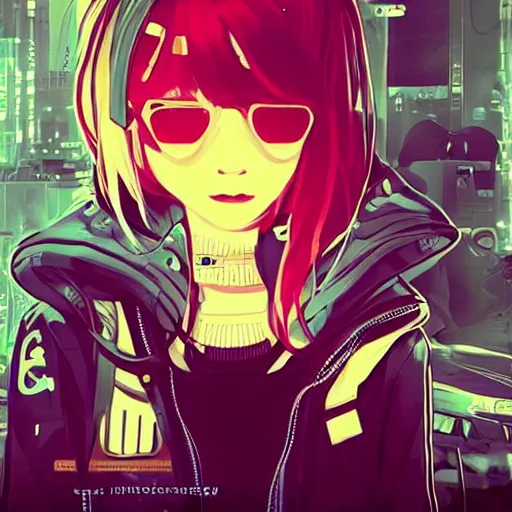 Image similar to Frequency indie album cover, luxury advertisement, instagram filter, amazing stylish colors. highly detailed post-cyberpunk sci-fi close-up schoolgirl in asian city in style of cytus and deemo, by Tsutomu Nihei, by Ilya Kuvshinov, by Greg Tocchini, nier:automata, Yorda from Ico, set in half-life 2, beautiful, very inspirational, very stylish, with gradients, surrealistic, dystopia, postapocalyptic vibes, depth of field, rich cinematic atmosphere, perfect digital art, mystical journey in strange world, beautiful dramatic dark moody tones and studio lighting, shadows, arthouse