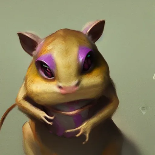 Prompt: Rattata ,Greg rutkowski, Trending artstation, cinematográfica, digital Art