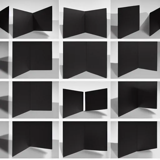 Image similar to minimal vantablack page by karl gerstner