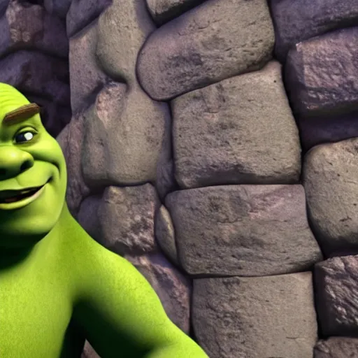 Image similar to Shrek as a new Valorant agent, valorant gameplay