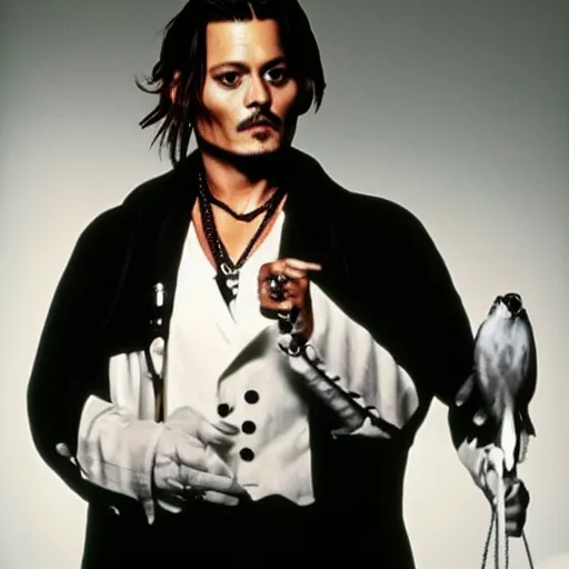 Image similar to Johnny Depp as nurse