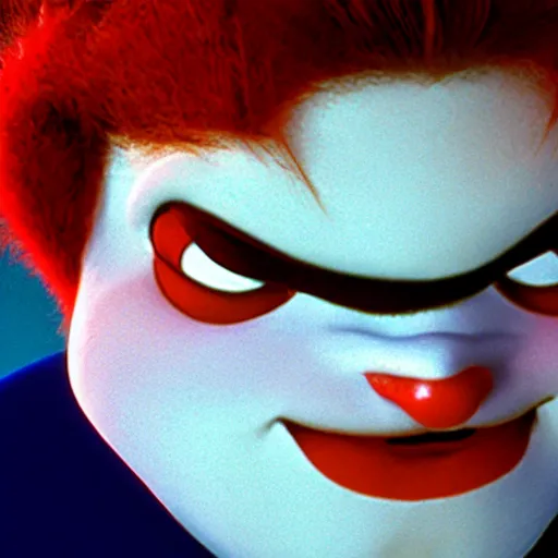 Image similar to syndrome from the incredibles in rudolph the red nosed reindeer