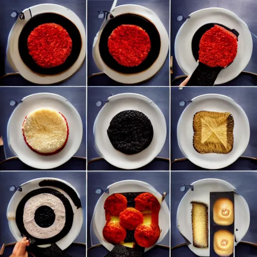 Image similar to edible george clooney made step by step, from the beautiful'how to make food art step by step collection ', dslr