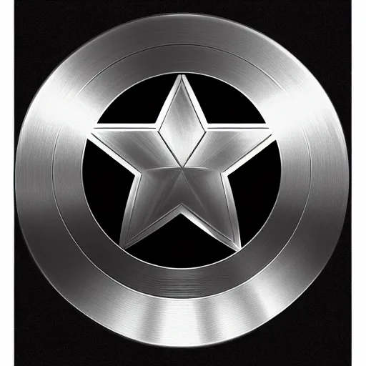 Prompt: Very high detailed render of the shield of Captain America but for black panther trending on cgstation
