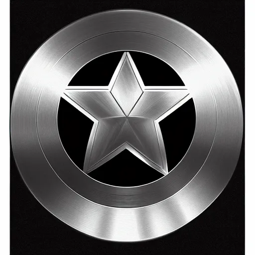 captain america shield logo black and white