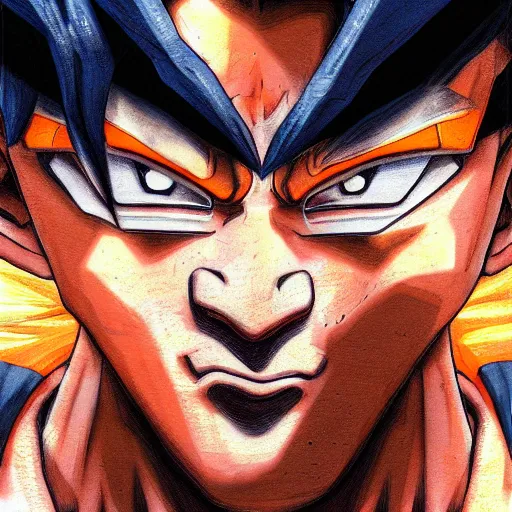 Goku Super Saiyan blue Capmarvel - Illustrations ART street