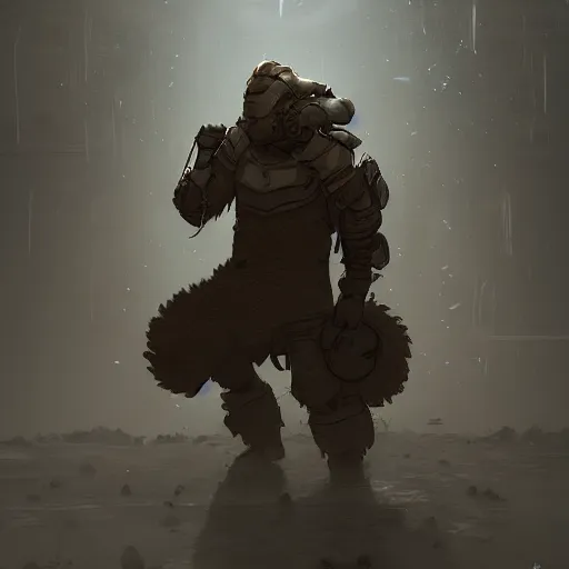 Image similar to Character Pawn from Rimworld videogame YouTube thumbnail, by Cedric Peyravernay, style of the game Rimworld, videogame sprite, highly detailed, excellent composition, cinematic concept art, dramatic lighting, trending on ArtStation