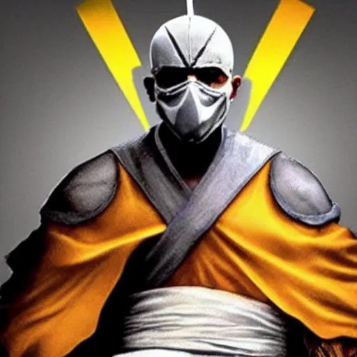 Image similar to the pope as a mortal kombat character