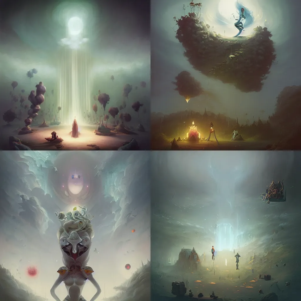 Prompt: realm of life, peter mohrbacher and mikko lagerstedt