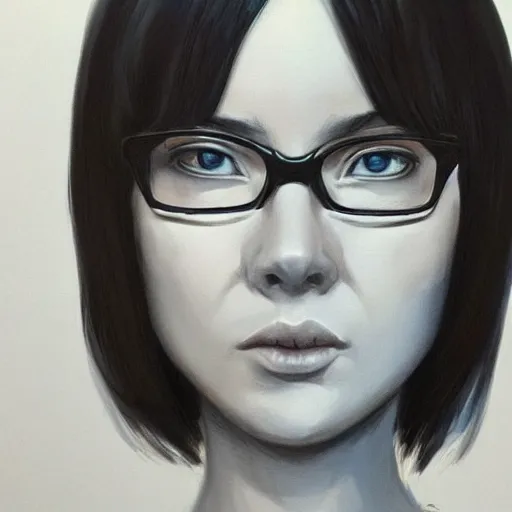 Prompt: A portrait of velma, face in focus, highly detailed, trending on ArtStation.