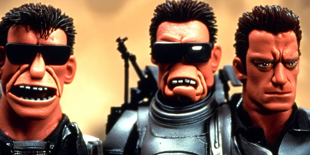 Image similar to t - 6 0 0 as a muppet, the terminator, film still, high quality, hd, 4 k