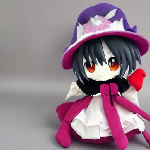 Image similar to cute fumo plush of the archetypal boss's daughter from a gangster movie, anime girl