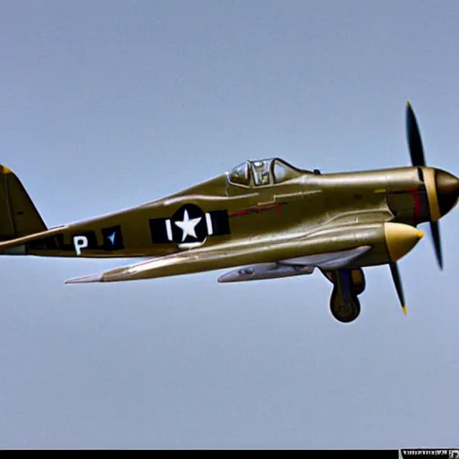 Prompt: p-41 fighter plane