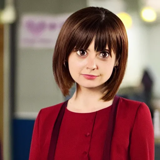 Image similar to still of clara oswald from makoto shinai anime