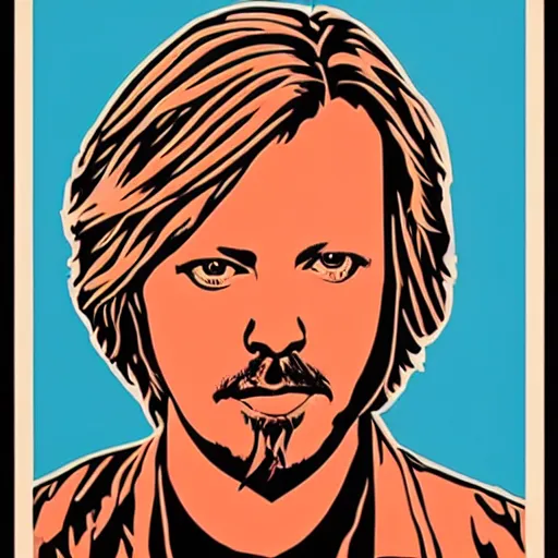 Image similar to david - spade poster by shepard fairey