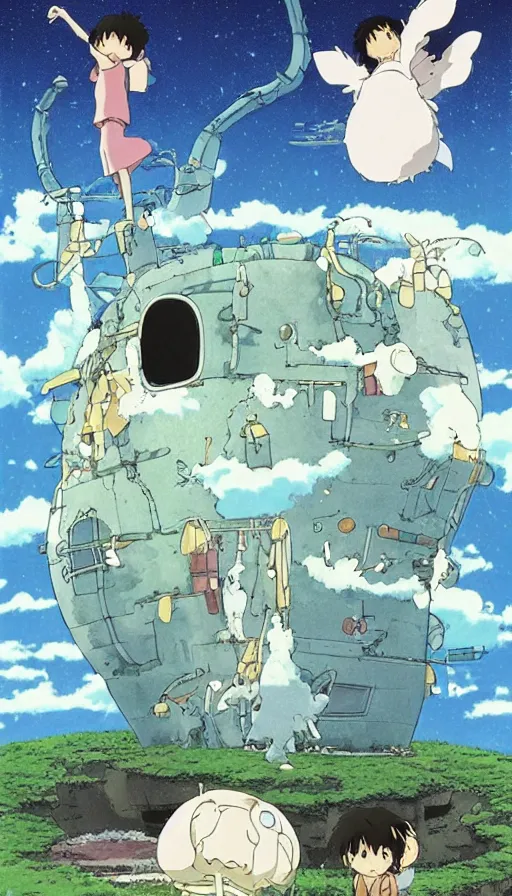 Image similar to The end of an organism, by Studio Ghibli