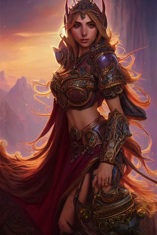 Prompt: Ana De Armas as a blood elf, world of warcraft, wow , intricate, elegant, highly detailed, digital painting, artstation, concept art, smooth, sharp focus, illustration, art by artgerm and greg rutkowski and alphonse mucha