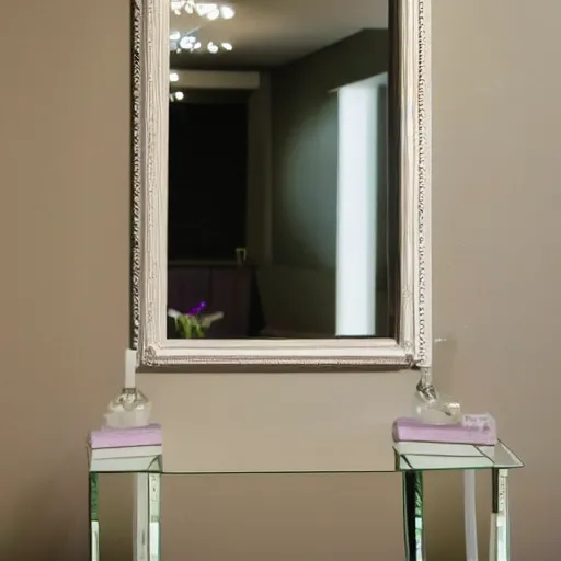 Image similar to a mirror reflecting a mirror