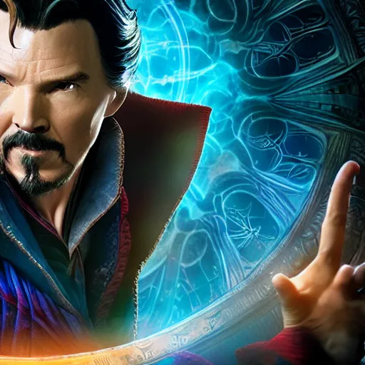 Prompt: dr. strange 4 k detailed