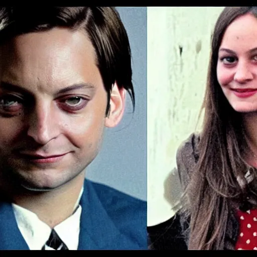 Image similar to Tobey Maguire as a girl