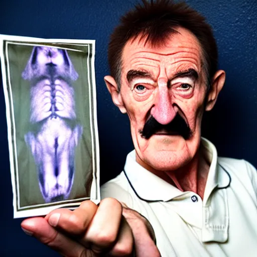 Image similar to detecting Barry Chuckle with an X-ray