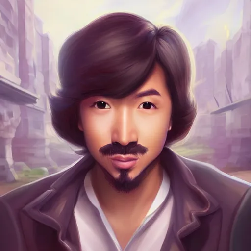 Prompt: portrait of youtube personality disguised toast, matte painting by artgerm, artstation