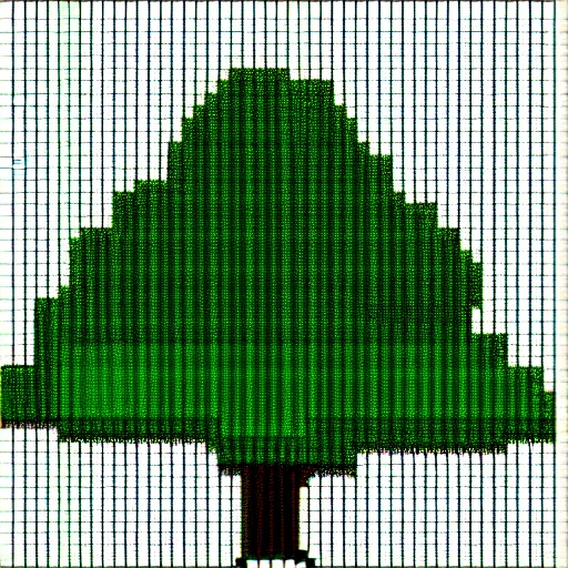 Prompt: single tree on a hill, 8 bit, pixel art, nes