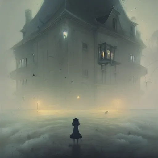 Prompt: ghosts, by peter mohrbacher and mikko lagerstedt