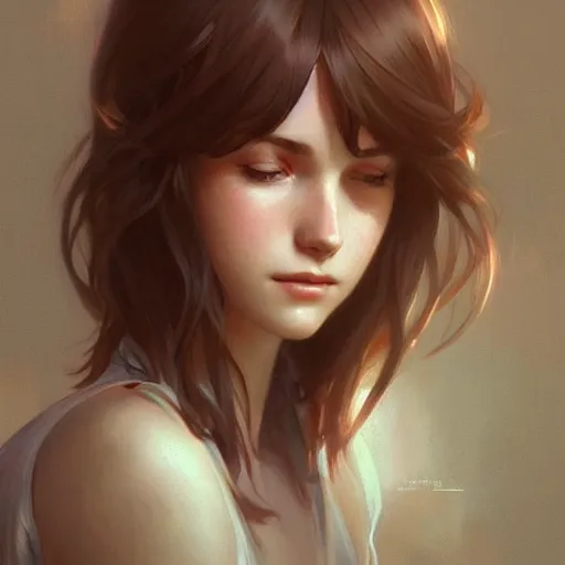 Image similar to beautiful natural max caulfield, intricate, elegant, highly detailed, digital painting, artstation, concept art, smooth, sharp focus, illustration, art by artgerm and greg rutkowski and alphonse mucha and loish and wlop