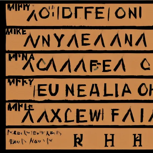 Prompt: my new conlang