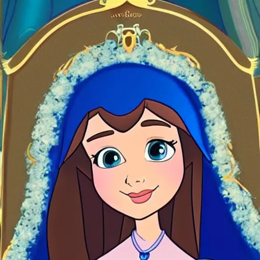 Prompt: Princess Anastasia in Disney style