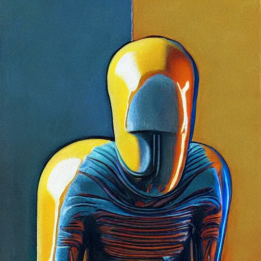 Image similar to alien by wayne thiebaud