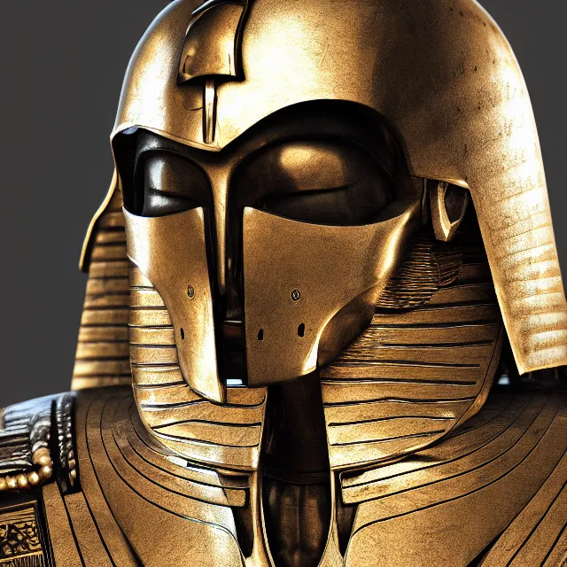 Image similar to a egyptian knight in the style of anti - art hyper detailed photorealistic hd 8 k post - processing high resolution