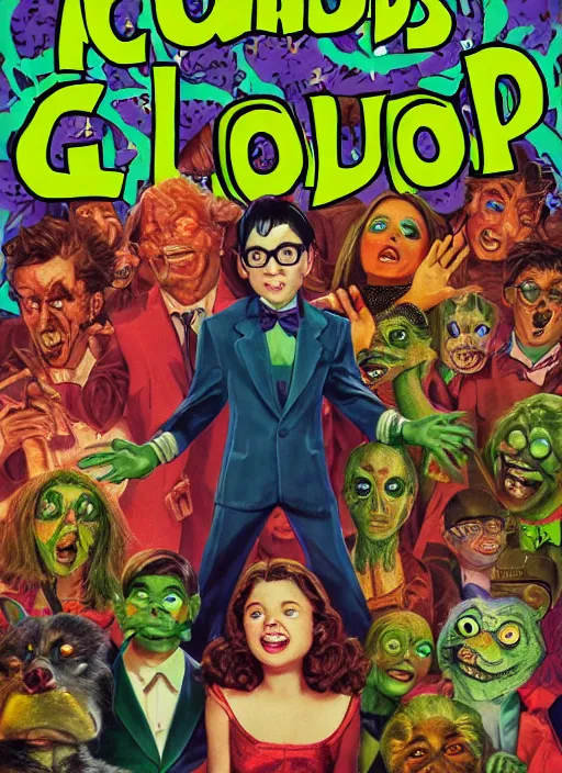 Prompt: a classic Goosebumps cover by R.L Stine