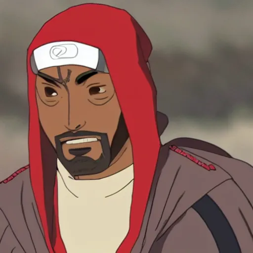 Image similar to edris elba as the hokage wearing hokage hat, extreme detail, screenshot, 8 k, sharp