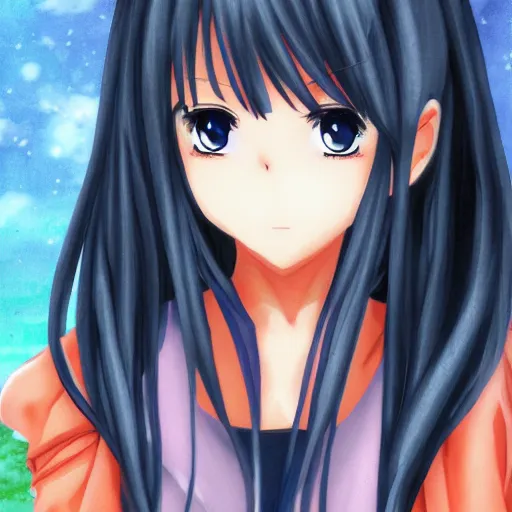Image similar to anime girl portrait by zeronis
