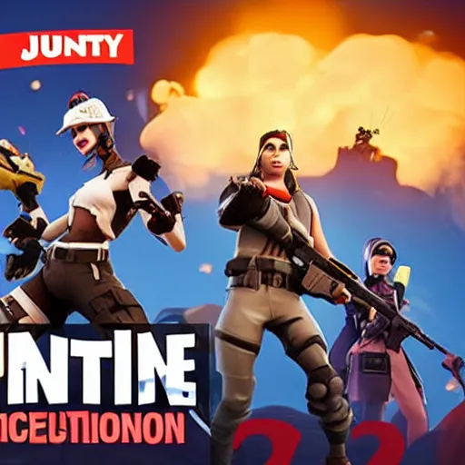 Image similar to January 6th insurrection fortnite event