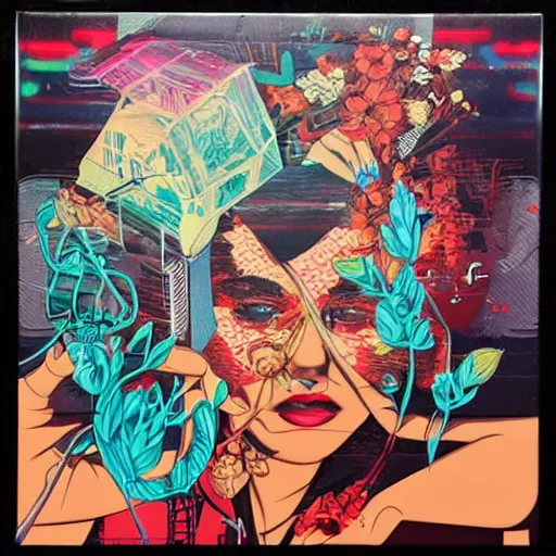 Image similar to Tristan Eaton, Lofi cube