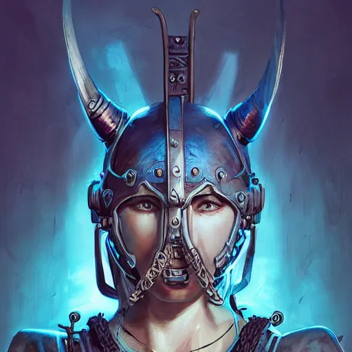 Image similar to cyberpunk viking helmet mask warrior goddess robot ninja fantasy, art gta 5 cover, official fanart behance hd artstation by jesper ejsing, by rhads, makoto shinkai and lois van baarle, ilya kuvshinov, ossdraws